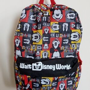 Walt Disney World Authentic Disney Parks Mickey Mouse Backpack